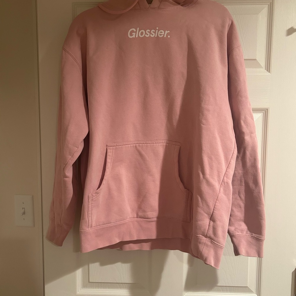 Glossier Pink Hoodie - Picture 1 of 5